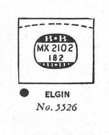 ELGIN : 5526 - Rectangle 21.0mm x 18.2mm DUREX
