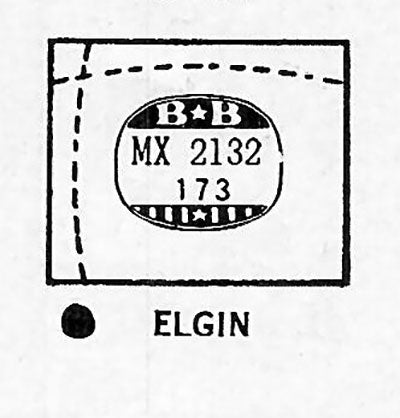 ELGIN : KENSINGTON & 6515 - Rectangle 21.3mm x 17.3mm