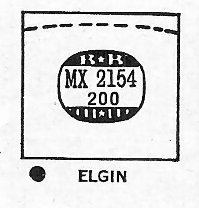 ELGIN : 5514 - Rectangle 21.5mm x 20.0mm