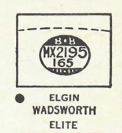 ELGIN - Rectangle 21.9mm x 16.5mm