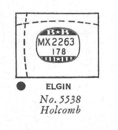 ELGIN : HOLCOMB (AND OTHERS) - Rectangle 22.6mm x 17.8mm