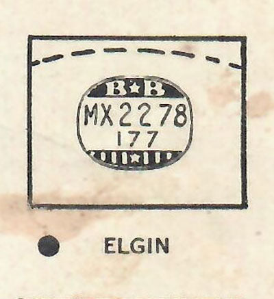ELGIN : 3545 LORD ELGIN (AND OTHERS) - Rectangle 22.7mm x 17.7mm DUREX