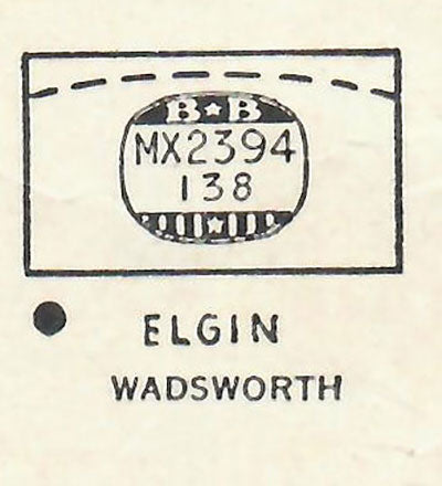 ELGIN - Rectangle 23.9mm x 13.8mm