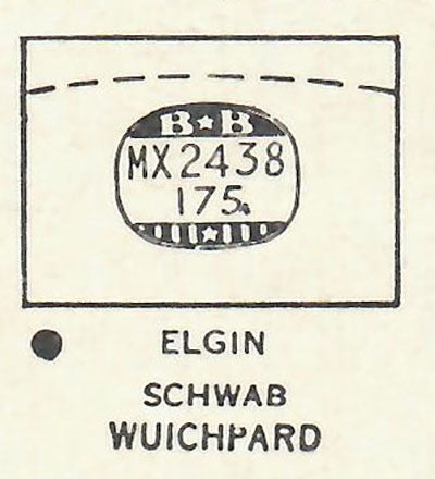 ELGIN - Rectangle 24.3mm x 17.5mm