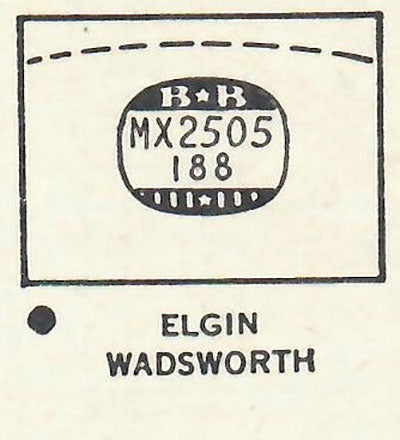 ELGIN - Rectangle 25.0mm x 18.8mm