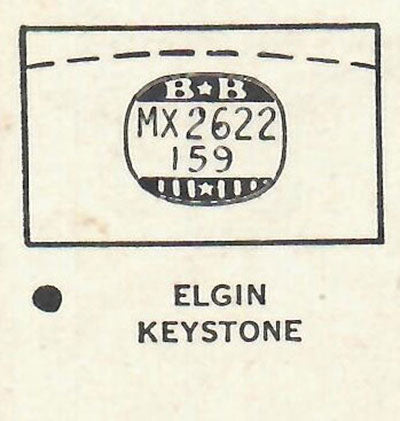 ELGIN - Rectangle 26.2mm x 15.9mm