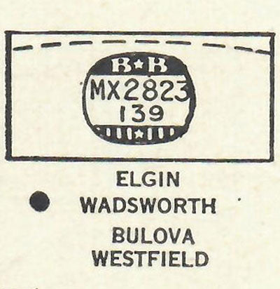 BULOVA & ELGIN - Rectangle 28.2mm x 13.9mm