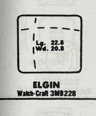 ELGIN - Rectangle w/Radius Corners 22.8mm x 20.8mm