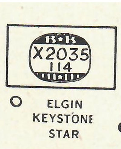 ELGIN - Rectangle 20.3mm x 11.4mm