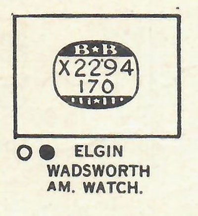 ELGIN - Rectangle 22.9mm x 17.0mm