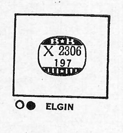 ELGIN : 5516 - Rectangle 23.0mm x 19.7mm