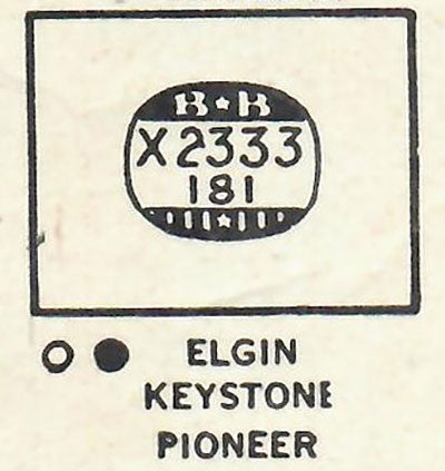 ELGIN - Rectangle 23.3mm x 18.1mm DUREX