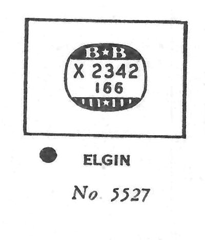 ELGIN : DUNDEE & 5527 - Rectangle 23.4mm x 16.6mm