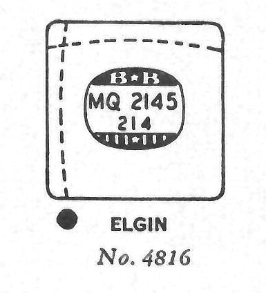 ELGIN : MULTIPLE MODELS - Square w/Radius Corners 21.4mm x 21.4mm