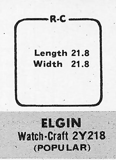 ELGIN - Square w/Radius Corners 21.8mm x 21.8mm ROCK-CRAFT
