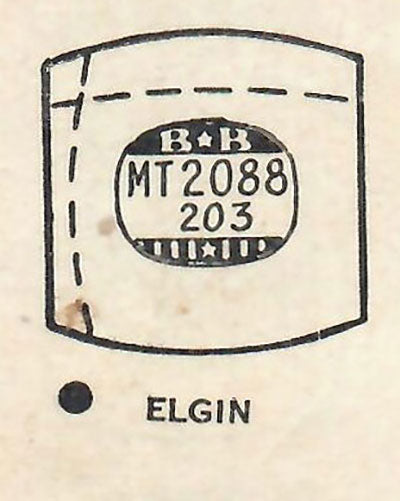 ELGIN : MULTIPLE MODELS - Tonneau 20.8mm x 20.3mm