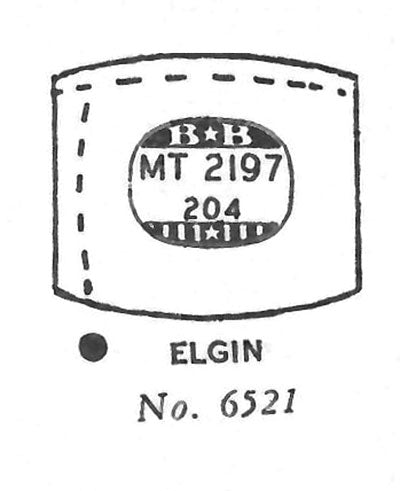 ELGIN : MULTIPLE MODELS - Tonneau 21.9mm x 20.4mm