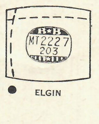 ELGIN : MULTIPLE MODELS - Tonneau 22.2mm x 20.3mm