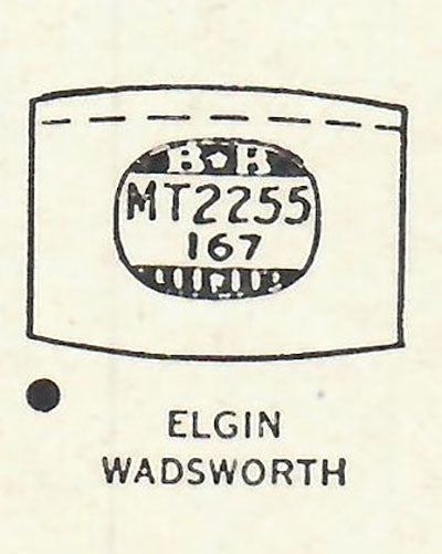 ELGIN - Tonneau 22.5mm x 16.7mm DUREX