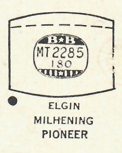 ELGIN - Tonneau 22.8mm x 18.0mm