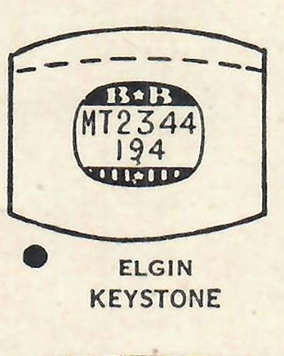ELGIN : 6701 - Tonneau 23.4mm x 19.4mm DUREX