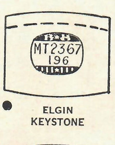 ELGIN - Tonneau 23.6mm x 19.6mm DUREX