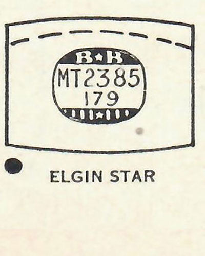 ELGIN - Tonneau 23.8mm x 17.9mm DUREX