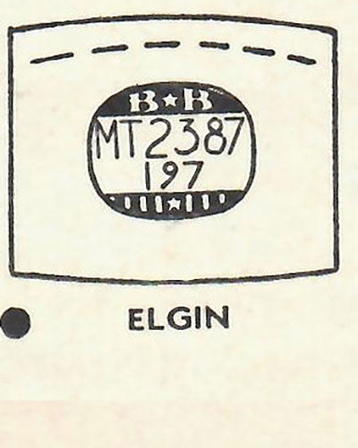 ELGIN : MULTIPLE MODELS - Tonneau 23.8mm x 19.7mm