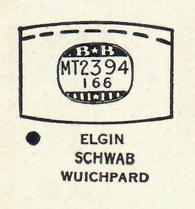 ELGIN : 4605 - Tonneau 23.9mm x 16.6mm