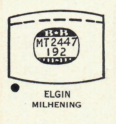 ELGIN - Tonneau 24.4mm x 19.2mm