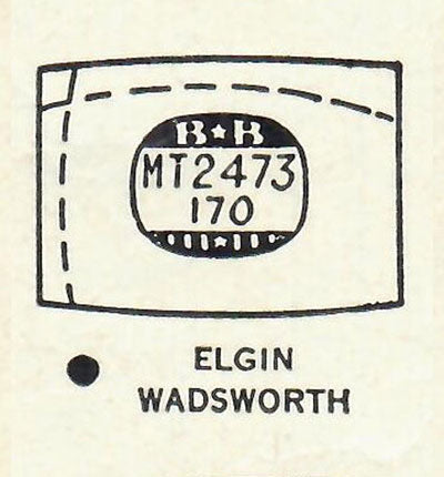 ELGIN : 5507 - Tonneau 24.7mm x 17.0mm