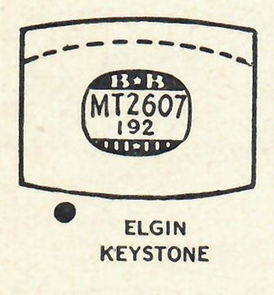ELGIN - Tonneau 26.0mm x 19.2mm