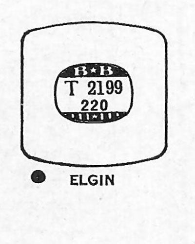 ELGIN : 6717 & 6718 - Tonneau w/Radius Corners 21.9mm x 22.0mm DUREX