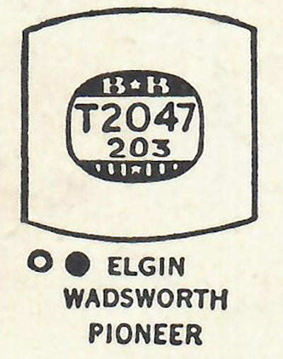 ELGIN : 6706 - Tonneau 20.4mm x 20.3mm DUREX