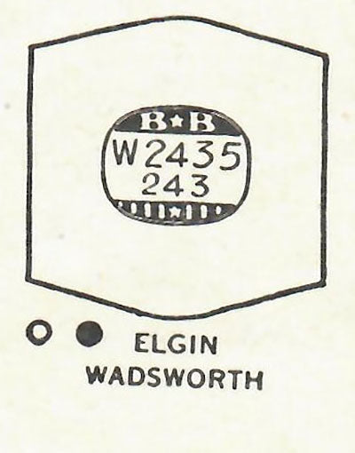ELGIN - Tonneau 24.3mm x 24.3mm