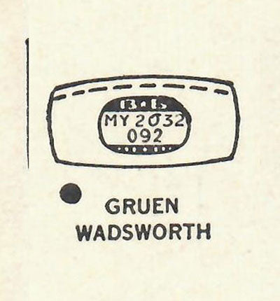 GRUEN : MULTIPLE MODELS - Cushion 20.3mm x 9.2mm