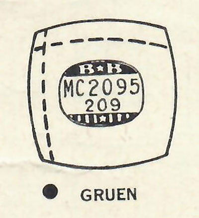 GRUEN : MULTIPLE MODELS - Cushion 20.9mm x 20.9mm