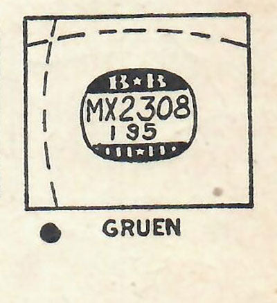 GRUEN : CURVEX-CONSTELLATION & 577/440 - Rectangle 23.0mm x 19.5mm