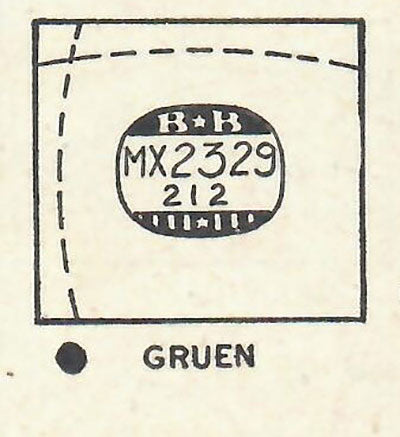 GRUEN : VERITHIN-KIRBY (AND OTHERS) - Rectangle 23.2mm x 21.2mm