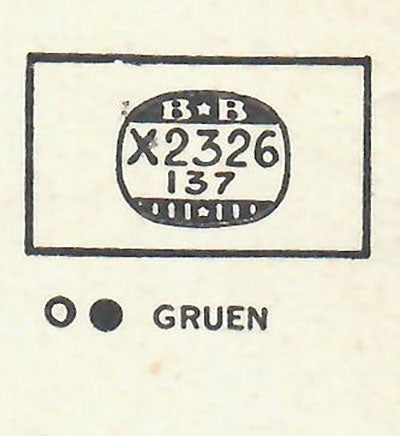 GRUEN - Rectangle 23.2mm x 13.7mm