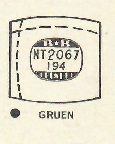GRUEN : MULTIPLE MODELS - Tonneau 20.6mm x 19.4mm