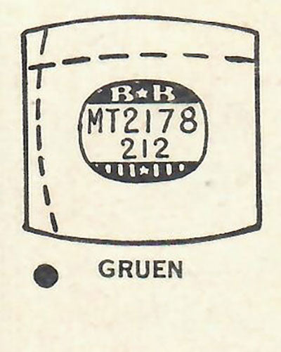 GRUEN : MULTIPLE MODELS - Tonneau 21.7mm x 21.2mm