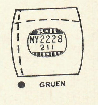 ELGIN : 4608 LORD ELGIN & GRUEN - Tonneau 22.2mm x 21.1mm DUREX