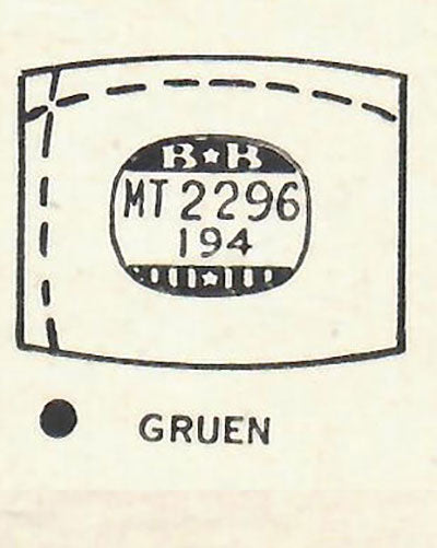 GRUEN : MULTIPLE MODELS - Tonneau 22.9mm x 19.4mm DUREX