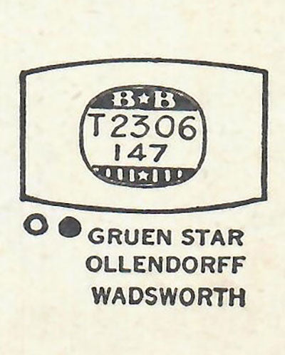 GRUEN - Tonneau 23.0mm x 14.7mm DUREX