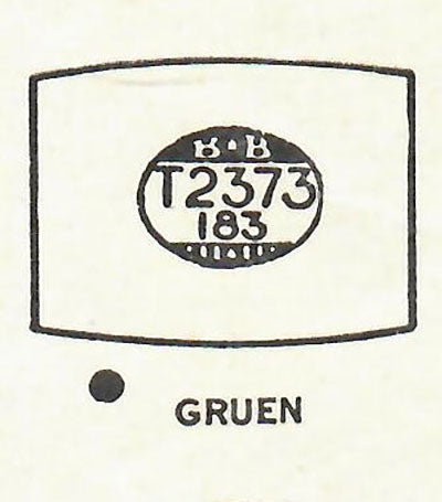 GRUEN - Tonneau 23.7mm x 18.3mm DUREX