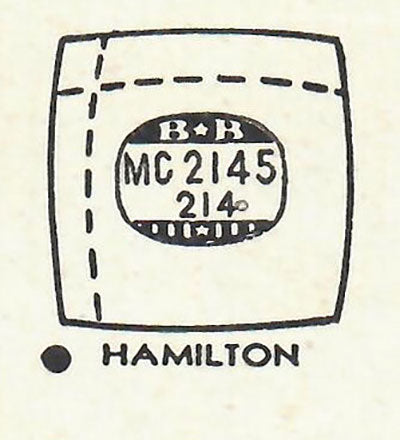 HAMILTON : NORMAN & NORMA - Cushion 21.4mm x 21.4mm DUREX