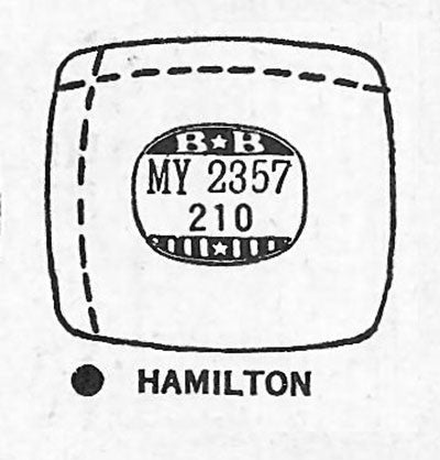 HAMILTON : DEXTER - Cushion w/Radius Corners 23.5mm x 21.0mm DUREX