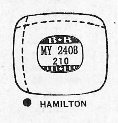 HAMILTON : DARRELL - Cushion w/Radius Corners 24.0mm x 21.0mm