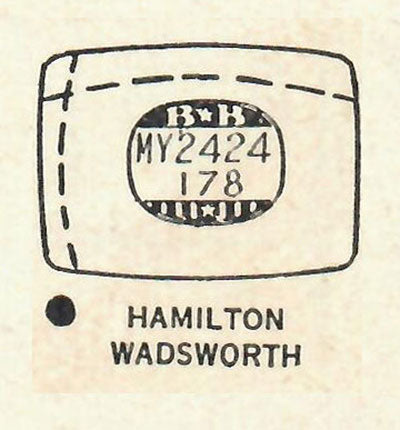 HAMILTON : EMERSON - Cushion 24.2mm x 17.8mm DUREX